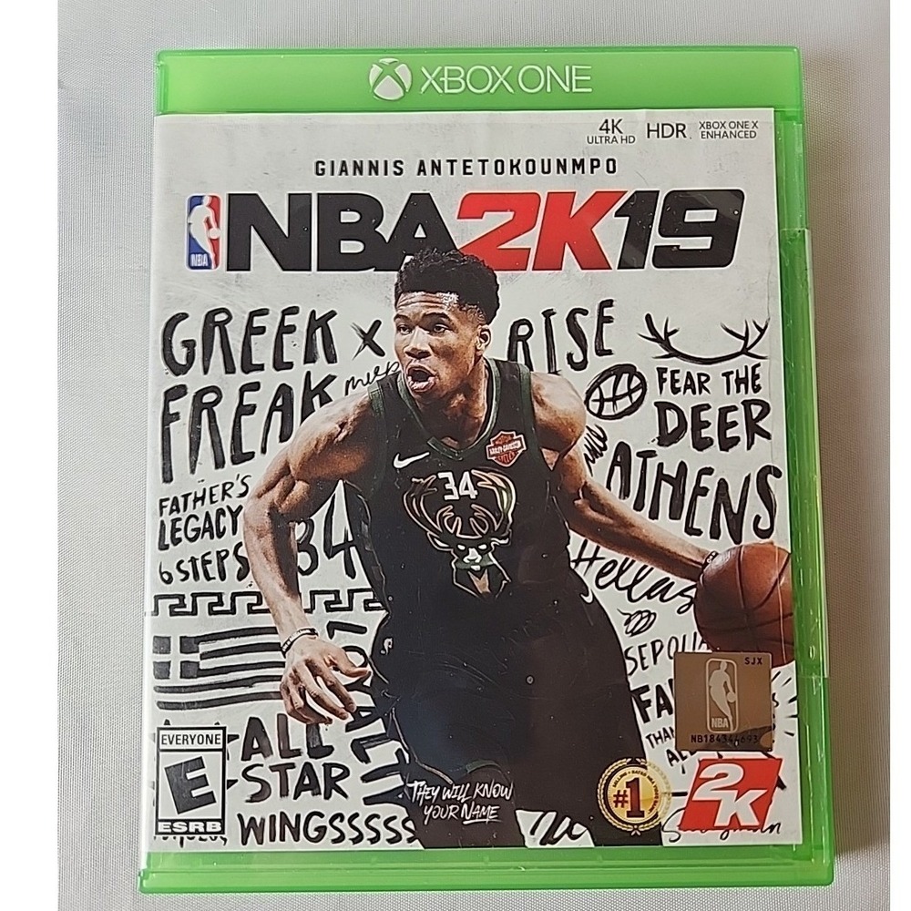 NBA 2K19 Standard Edition Microsoft Xbox One 4K Ultra HD 59050 Basketball Game